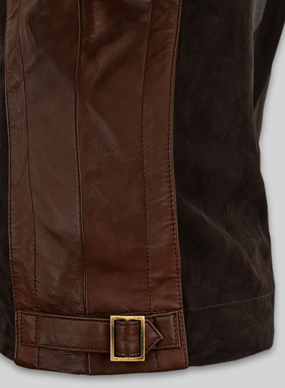 Daniel Radcliff Horns Leather Jacket