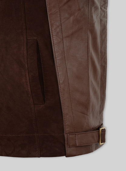 Daniel Radcliff Horns Leather Jacket