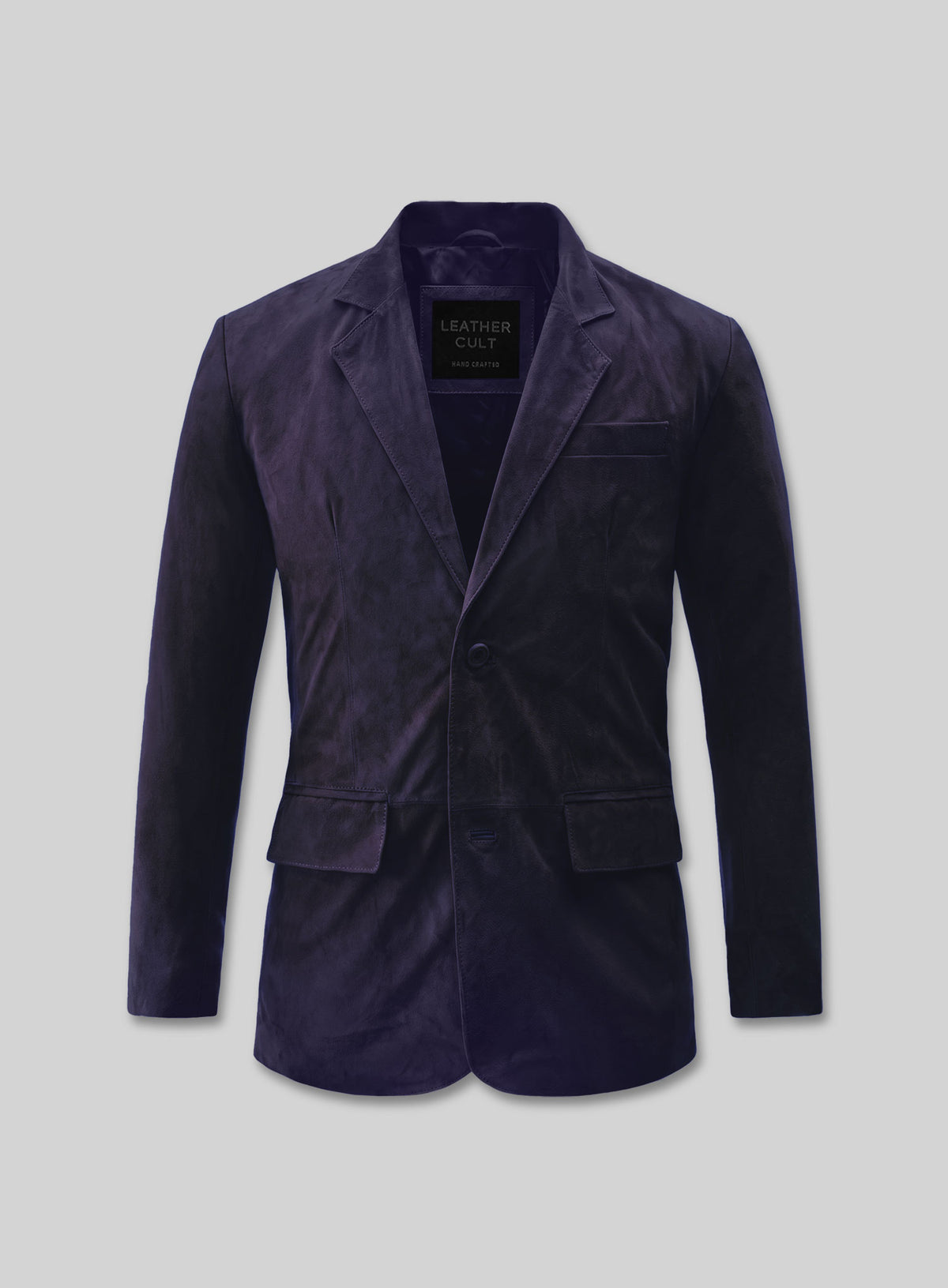 Dark Slate Purple Suede Suit