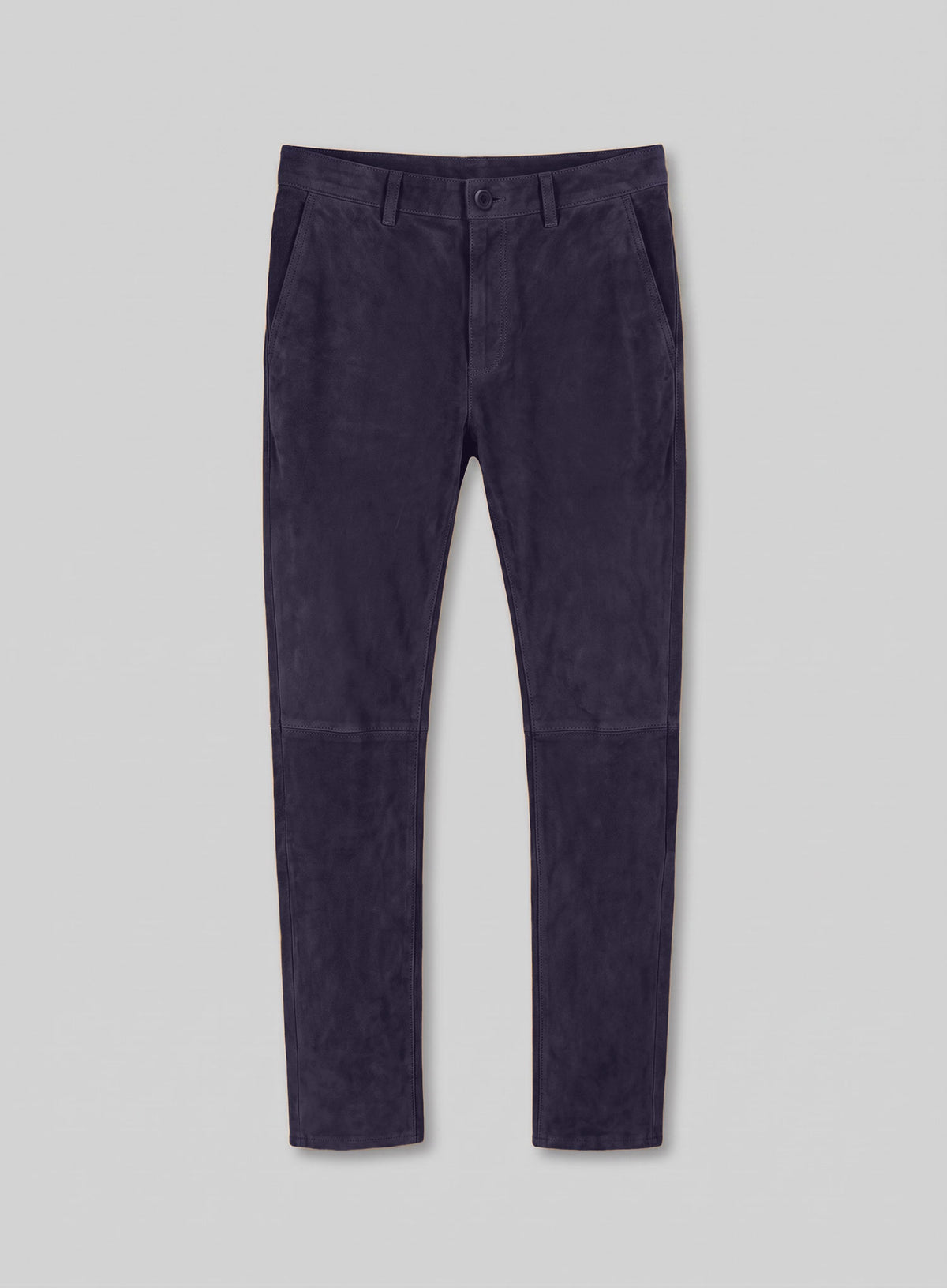 Dark Slate Purple Suede Suit