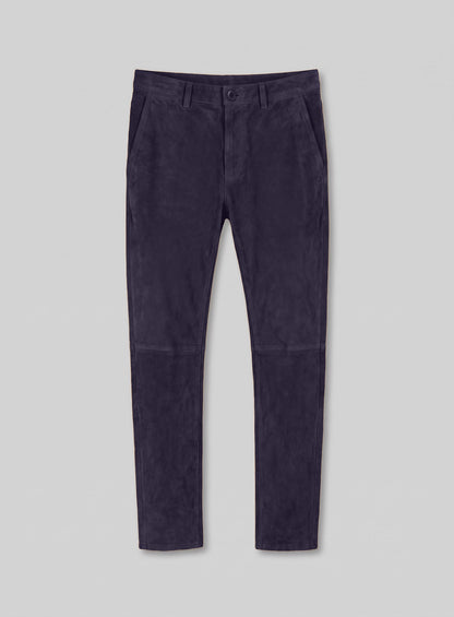 Dark Slate Purple Suede Suit