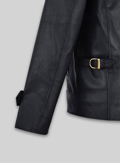 Dark Blue Stretch Tom Cruise Premier Leather Jacket