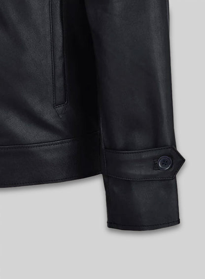 Dark Blue Stretch Tom Cruise Premier Leather Jacket