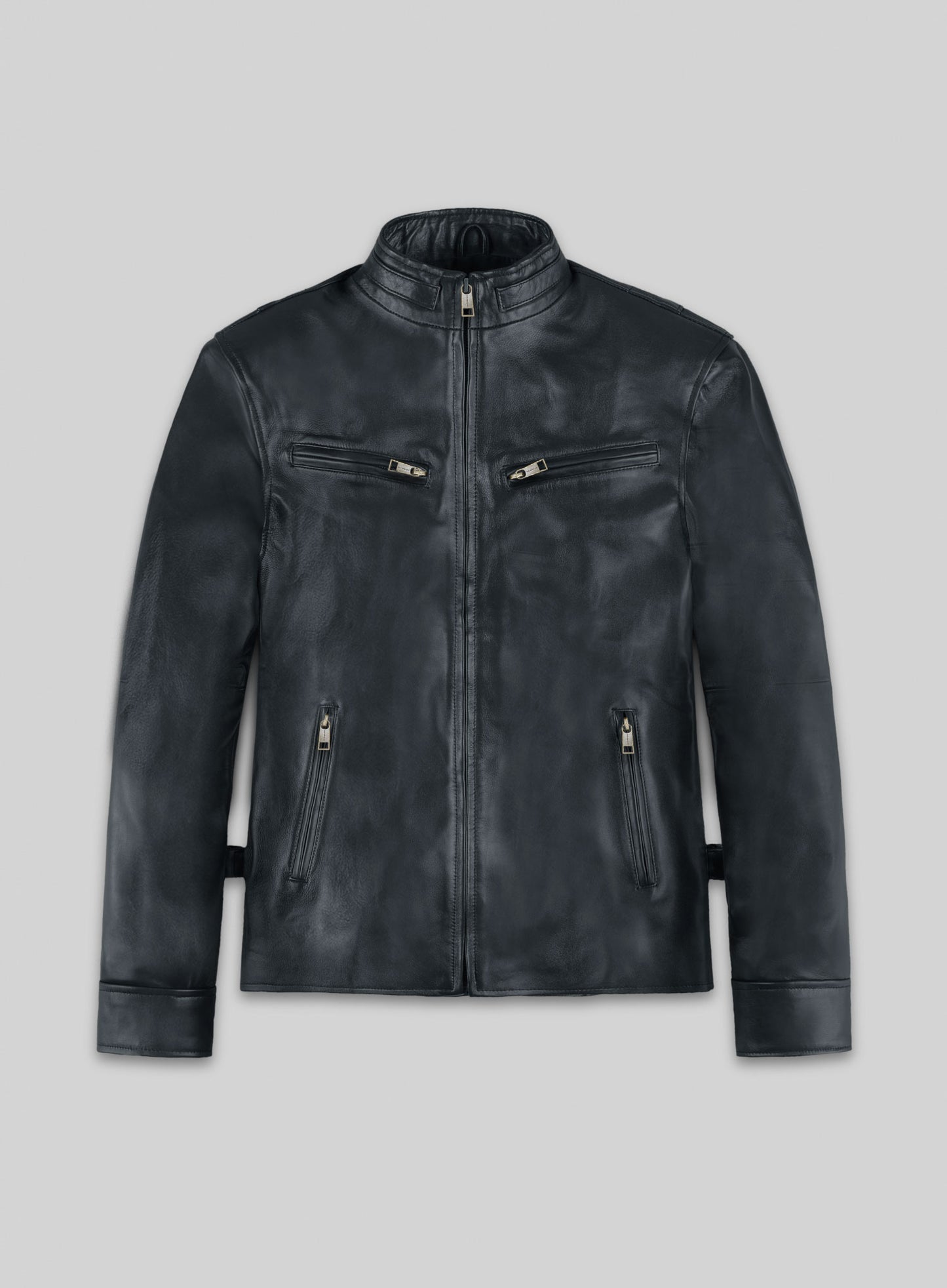 Dark Blue Vin Diesel Fast And Furious 6 Leather Jacket