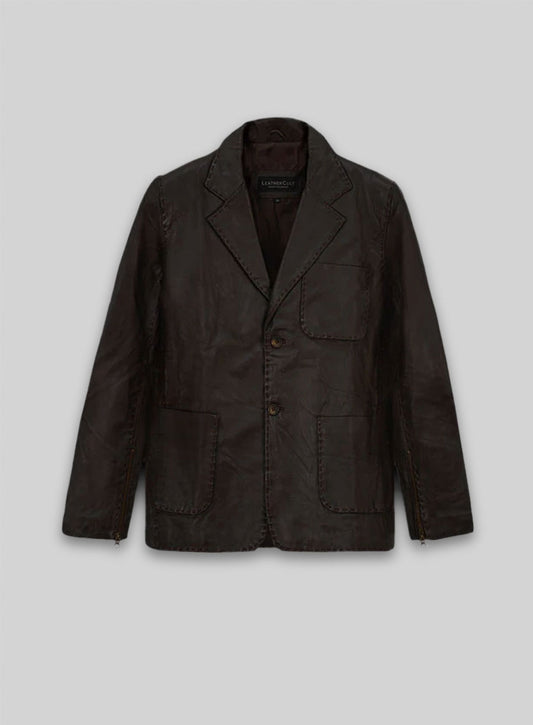 Dark Brown Fast and Furious 7 Jason Statham Jacket - 40 Short