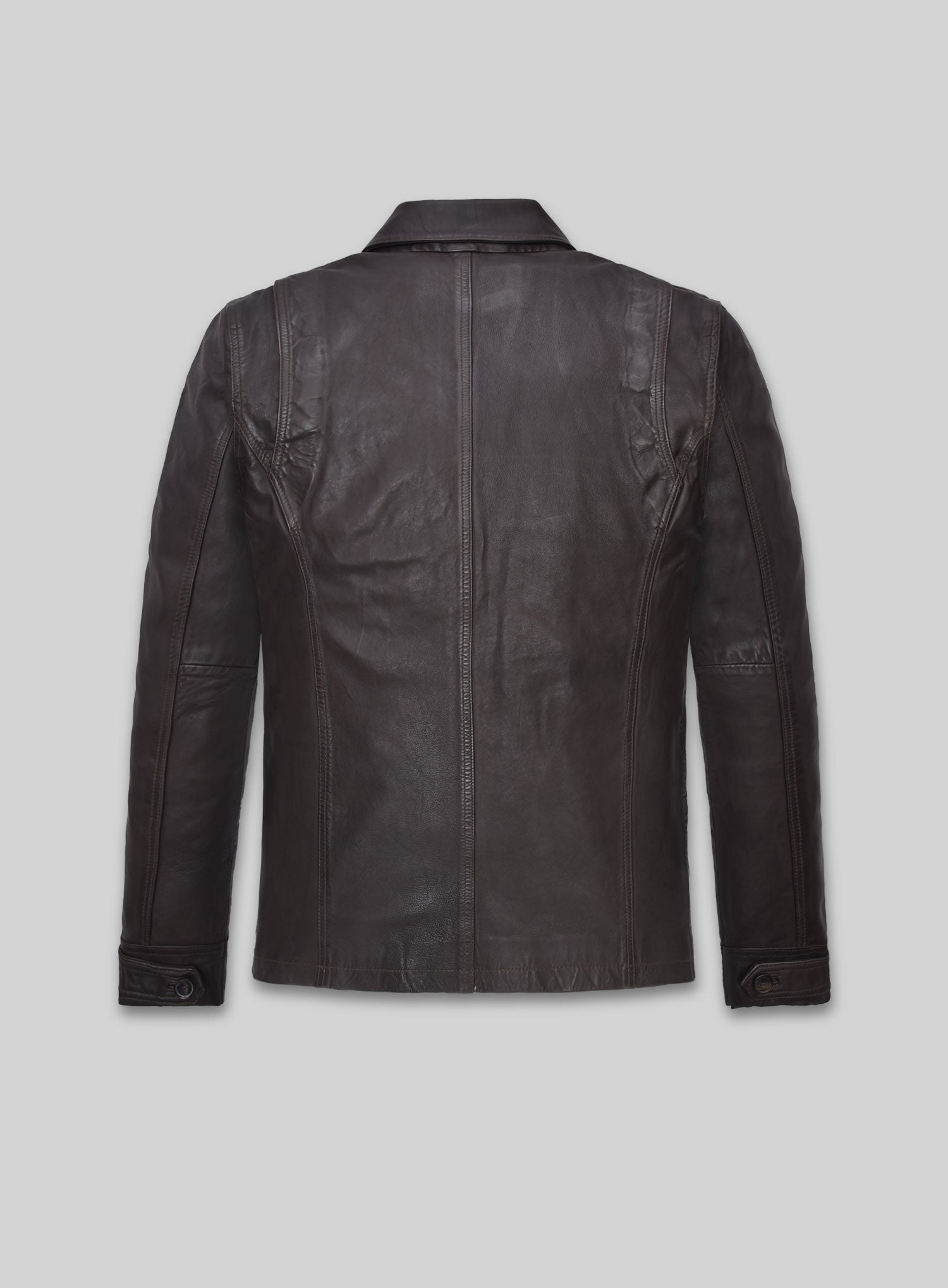 Dark Brown Jensen Ross Ackles Supernatural Season 7 Leather Jacket