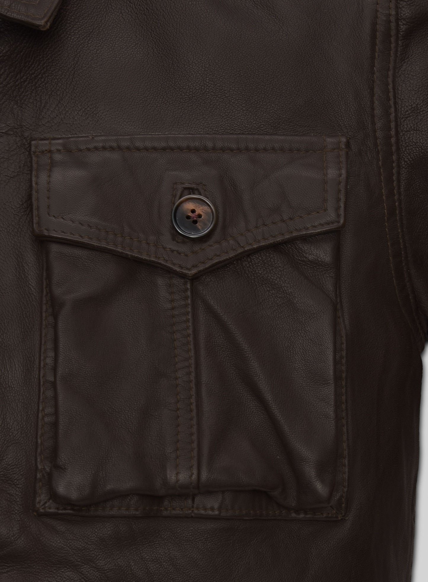 Dark Brown Jensen Ross Ackles Supernatural Season 7 Leather Jacket