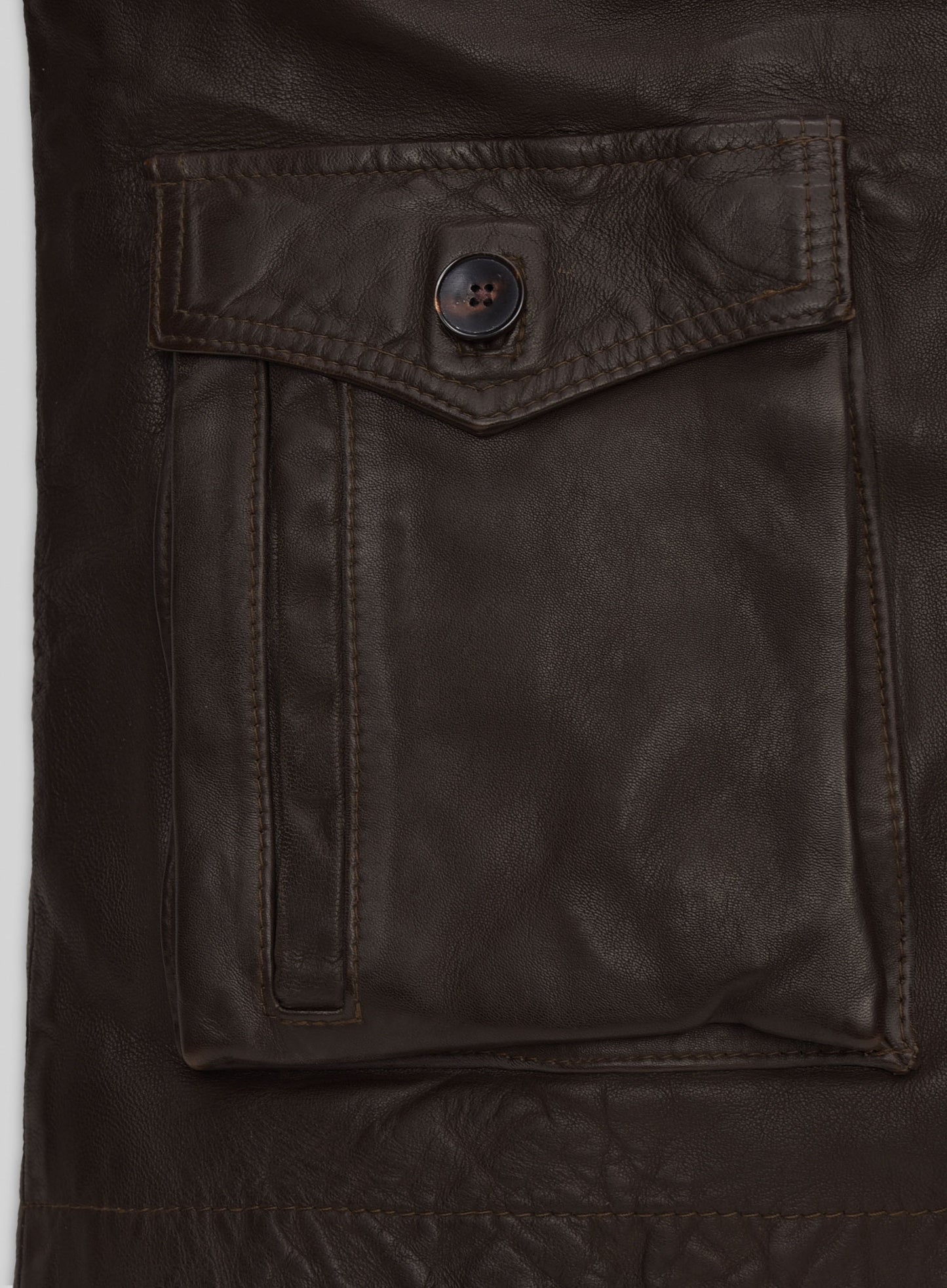 Dark Brown Jensen Ross Ackles Supernatural Season 7 Leather Jacket