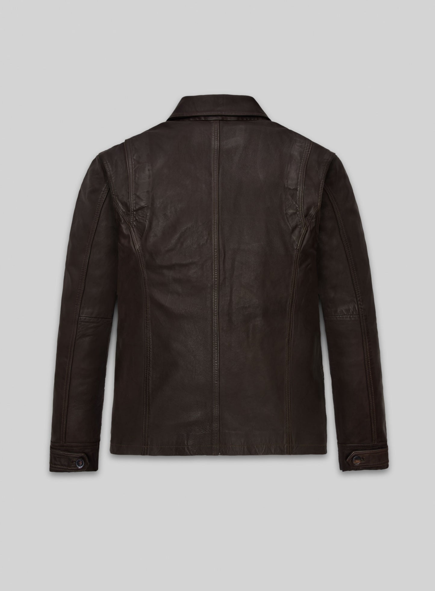 Dark Brown Jensen Ross Ackles Supernatural Season 7 Leather Jacket