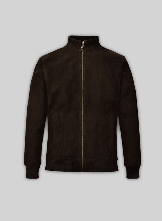 Dark Brown Suede Ryan Reynolds Leather Jacket