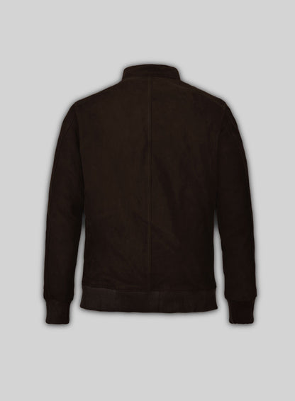 Dark Brown Suede Ryan Reynolds Leather Jacket