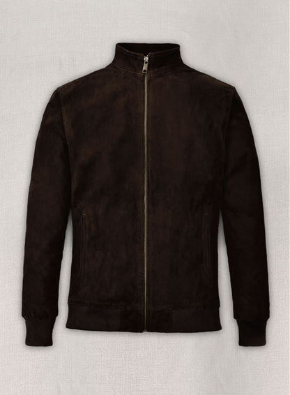 Dark Brown Suede Ryan Reynolds Leather Jacket - LeatherCult