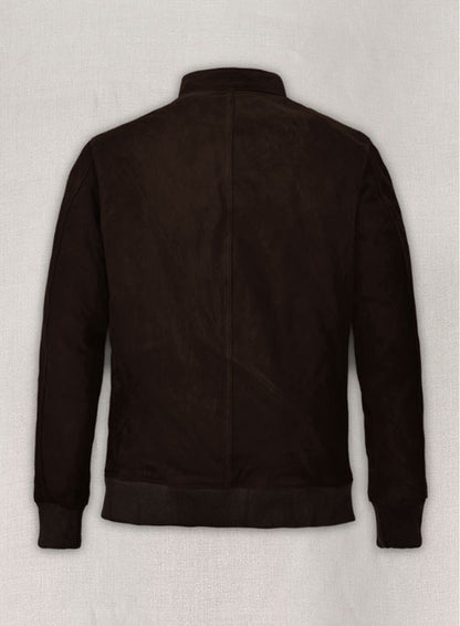 Dark Brown Suede Ryan Reynolds Leather Jacket - LeatherCult