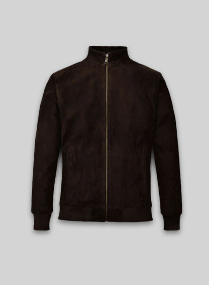 Dark Brown Suede Ryan Reynolds Leather Jacket