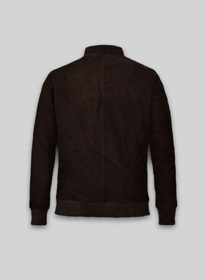 Dark Brown Suede Ryan Reynolds Leather Jacket