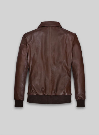 Dark Tan James McAvoy Leather Jacket