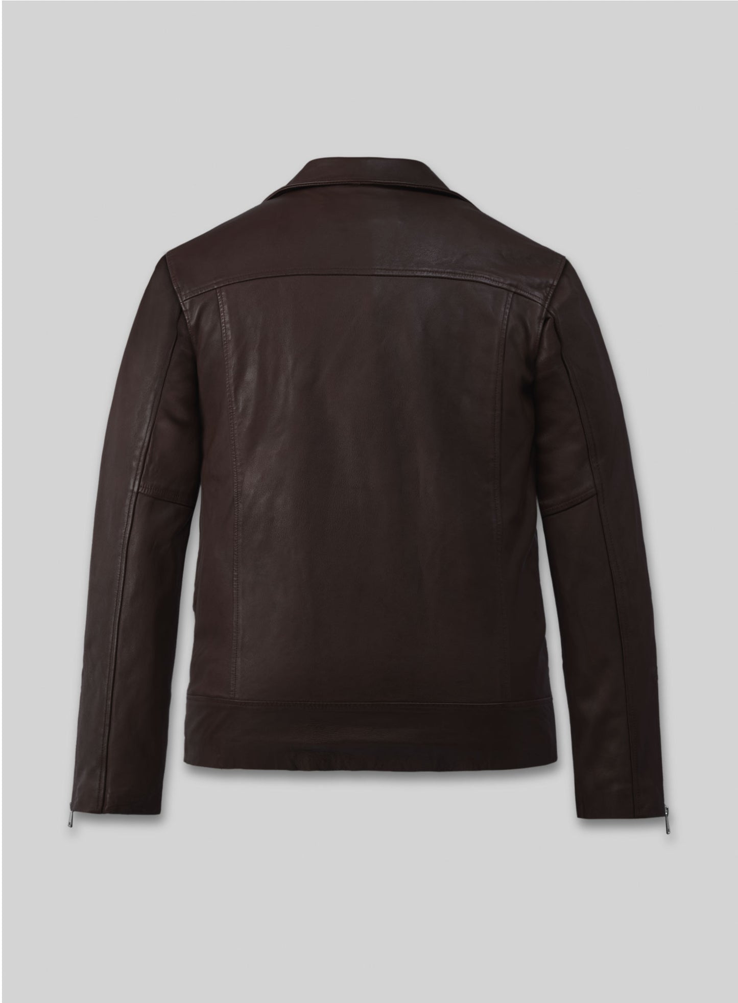 Dauntless Brown Biker Leather Jacket