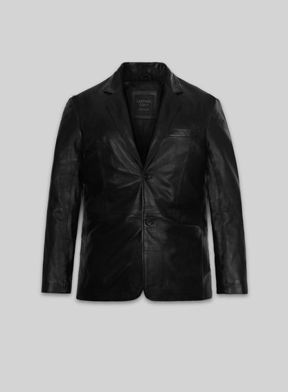 Dave Bautista Leather Blazer