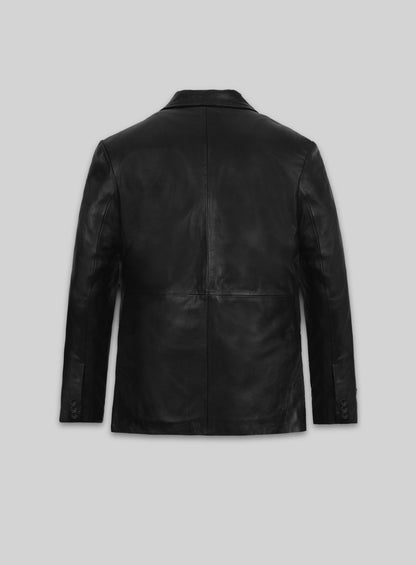 Dave Bautista Leather Blazer