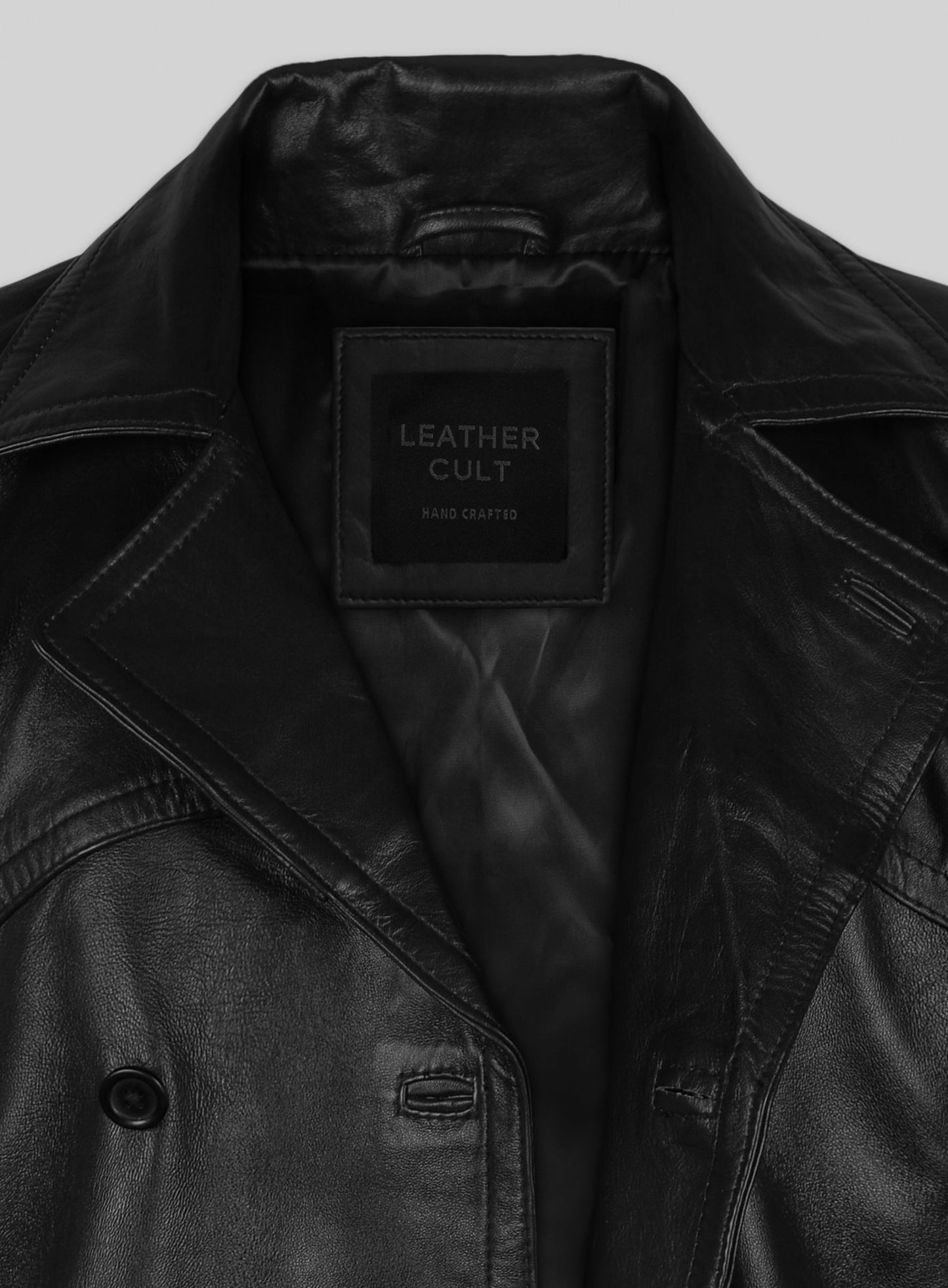 David Tennant Doctor Who Leather Trench Coat