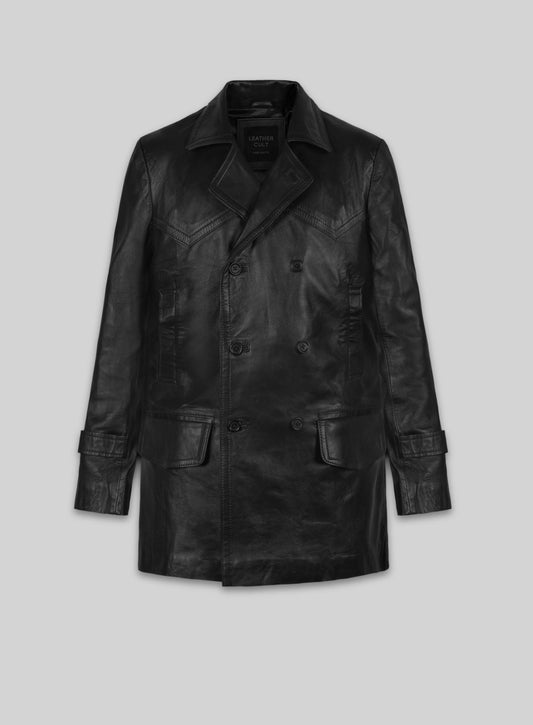 David Tennant Doctor Who Leather Trench Coat