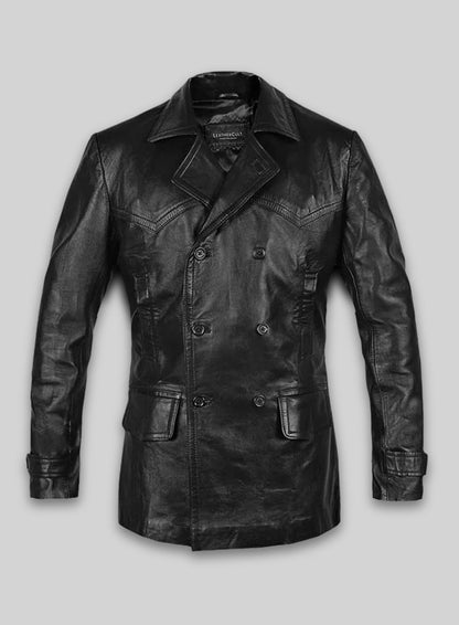 David Tennant Doctor Who Leather Trench Coat