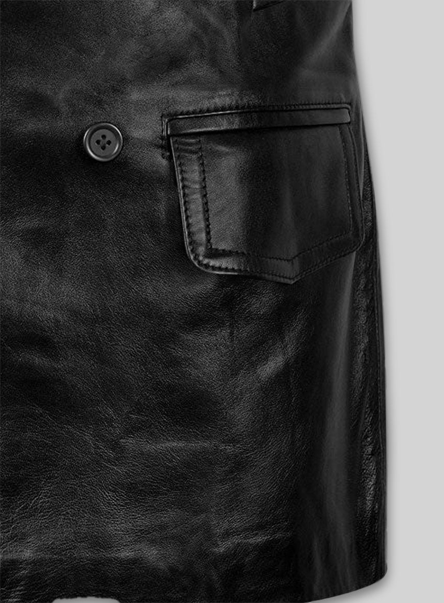 David Tennant Doctor Who Leather Trench Coat