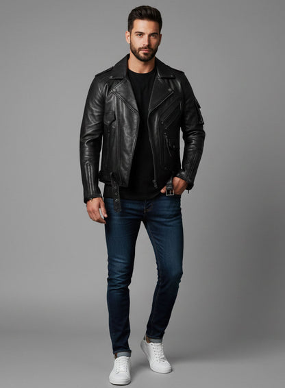 Deadwood Moto Leather Jacket