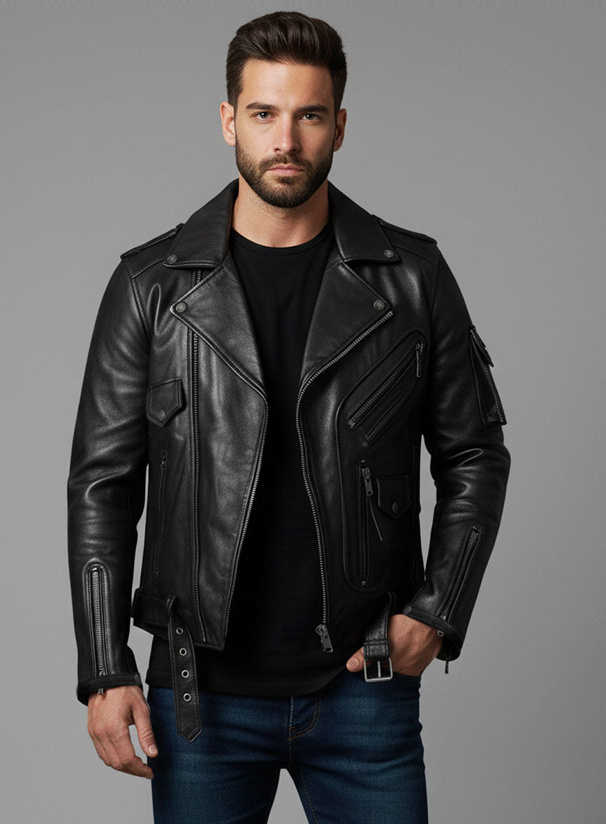 Deadwood Moto Leather Jacket – LeatherCult
