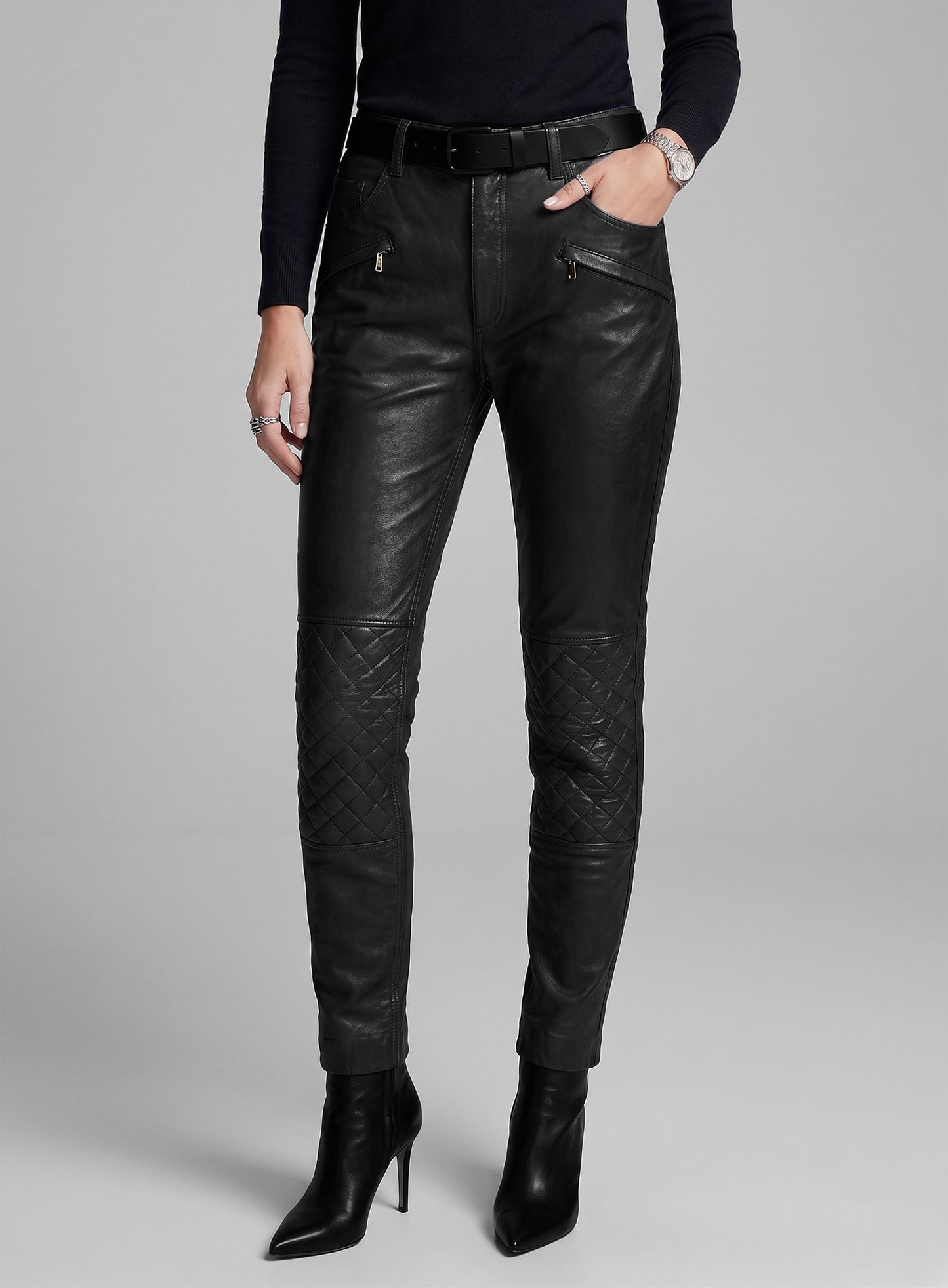Deep Quest Leather Pants