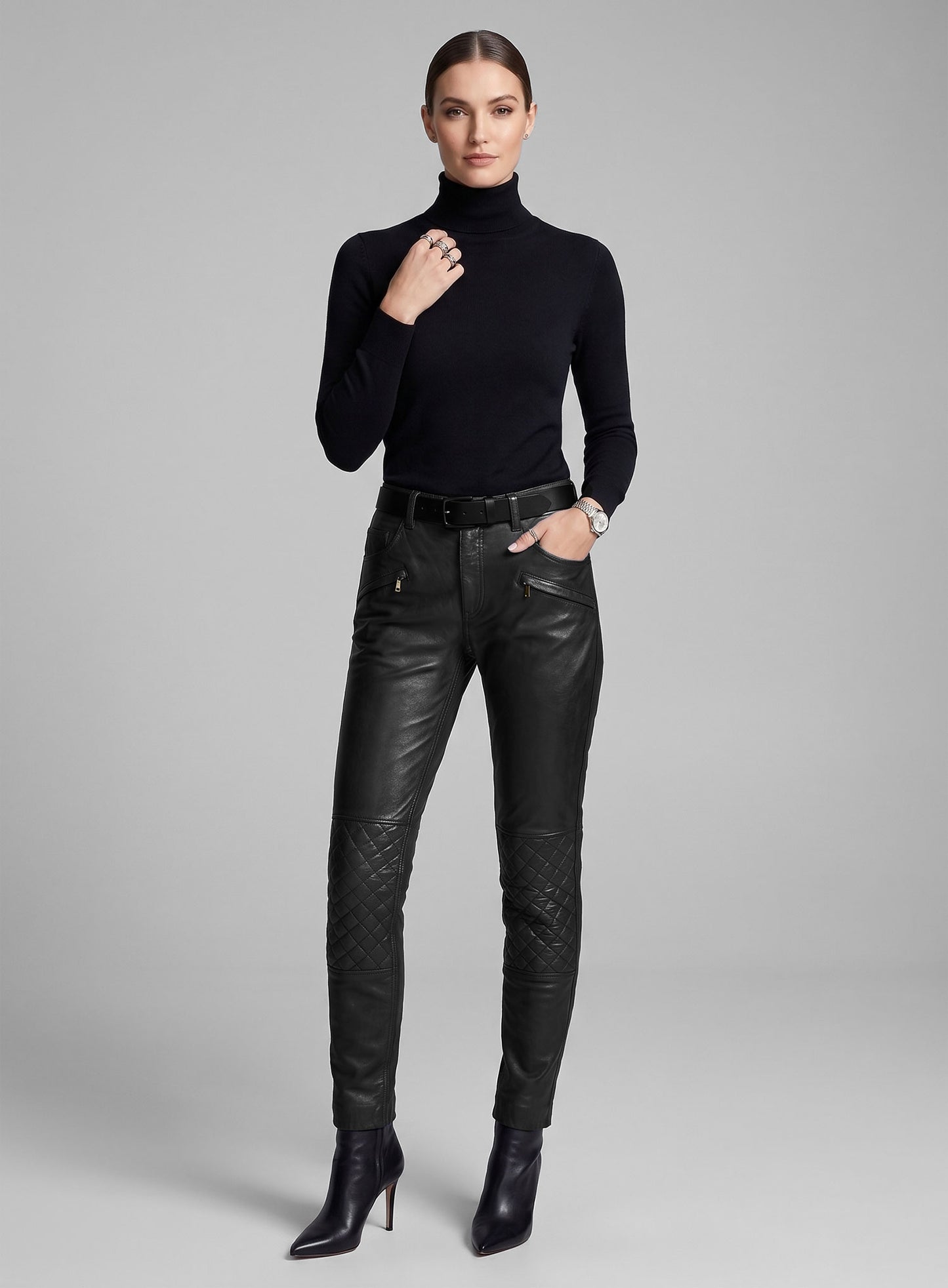 Deep Quest Leather Pants