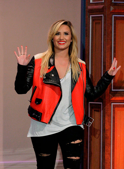 Demi Lovato Leather Jacket - LeatherCult