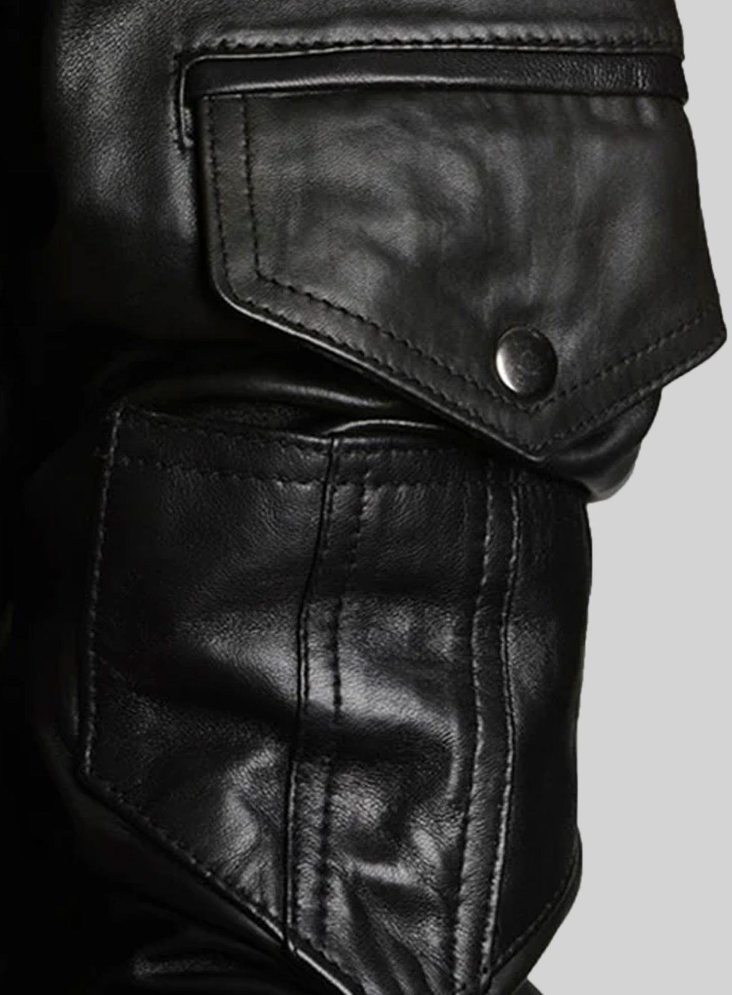 Demon Hooded Leather Jacket