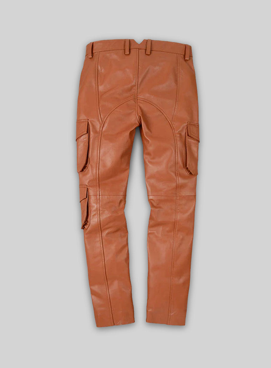 Terrain Brown Drifter Leather Cargo Pants