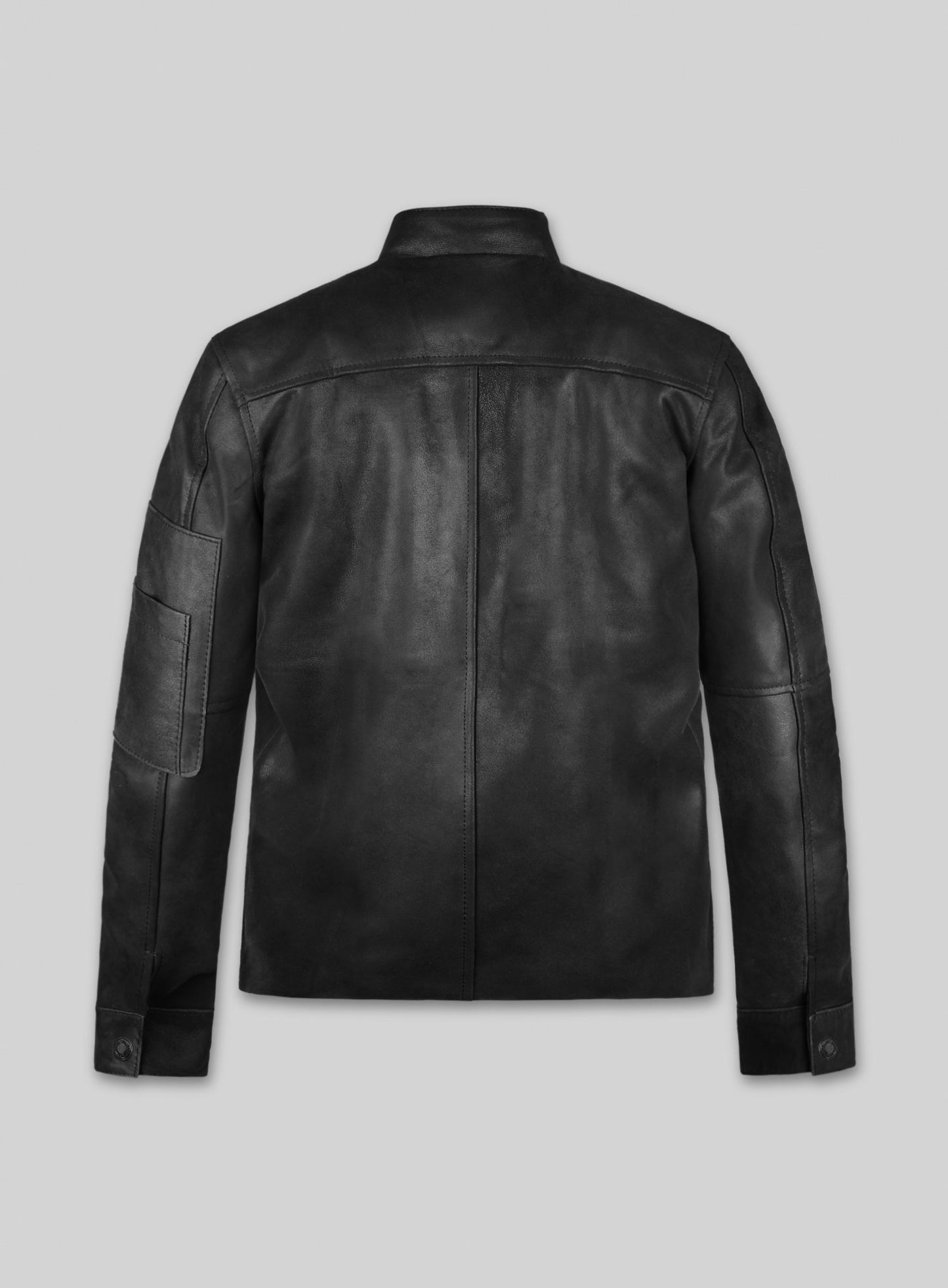 Distressed Black Californication 3 Hank Moody Leather Jacket