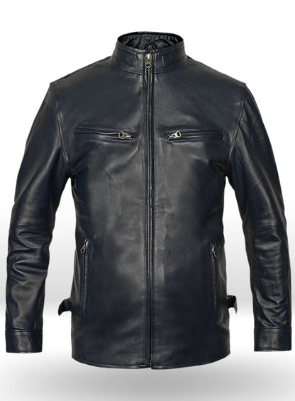 Dark Blue Vin Diesel Fast And Furious 6 Leather Jacket - LeatherCult