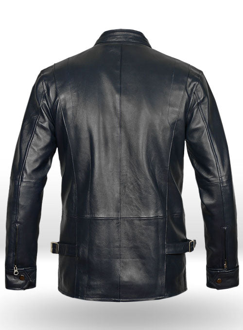 Dark Blue Vin Diesel Fast And Furious 6 Leather Jacket - LeatherCult