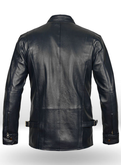 Dark Blue Vin Diesel Fast And Furious 6 Leather Jacket - LeatherCult