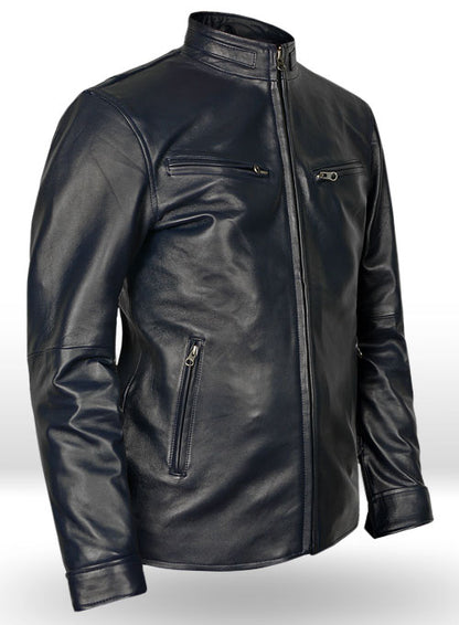 Dark Blue Vin Diesel Fast And Furious 6 Leather Jacket - LeatherCult