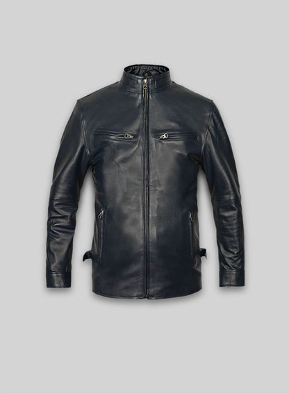 Dark Blue Vin Diesel Fast And Furious 6 Leather Jacket