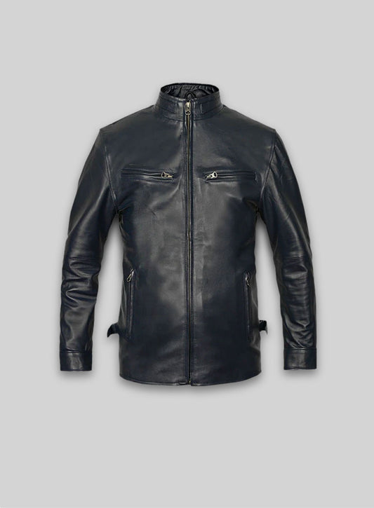 Dark Blue Vin Diesel Fast And Furious 6 Leather Jacket