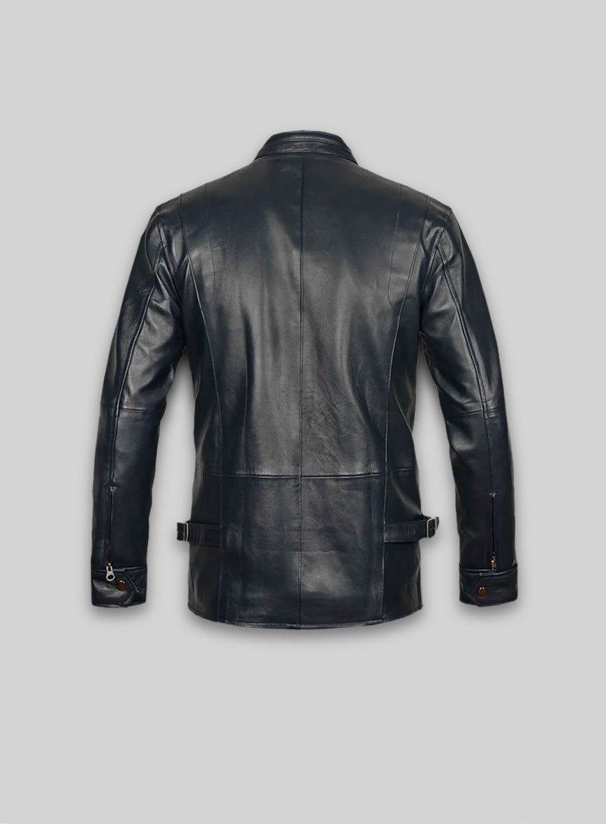 Dark Blue Vin Diesel Fast And Furious 6 Leather Jacket