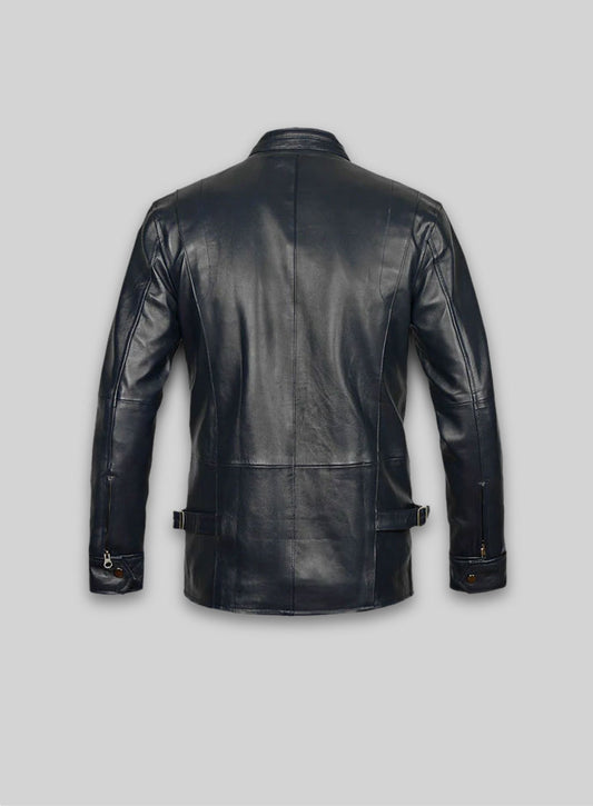 Dark Blue Vin Diesel Fast And Furious 6 Leather Jacket