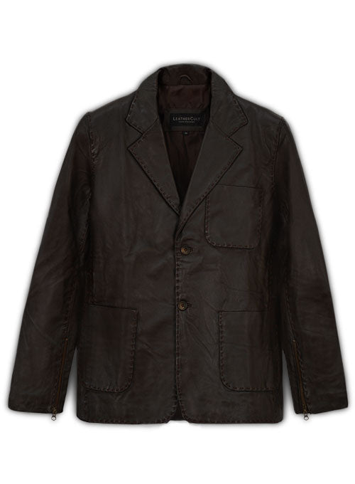 Dark Brown Fast and Furious 7 Jason Statham Jacket - 40 Short - LeatherCult