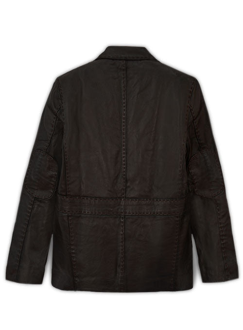 Dark Brown Fast and Furious 7 Jason Statham Jacket - 40 Short - LeatherCult