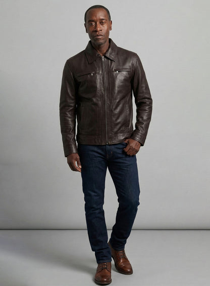 Don Cheadle Traitor Leather Jacket