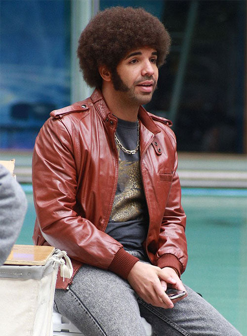 Drake Graham Anchorman 2: The Legend Continues Leather Jacket - LeatherCult