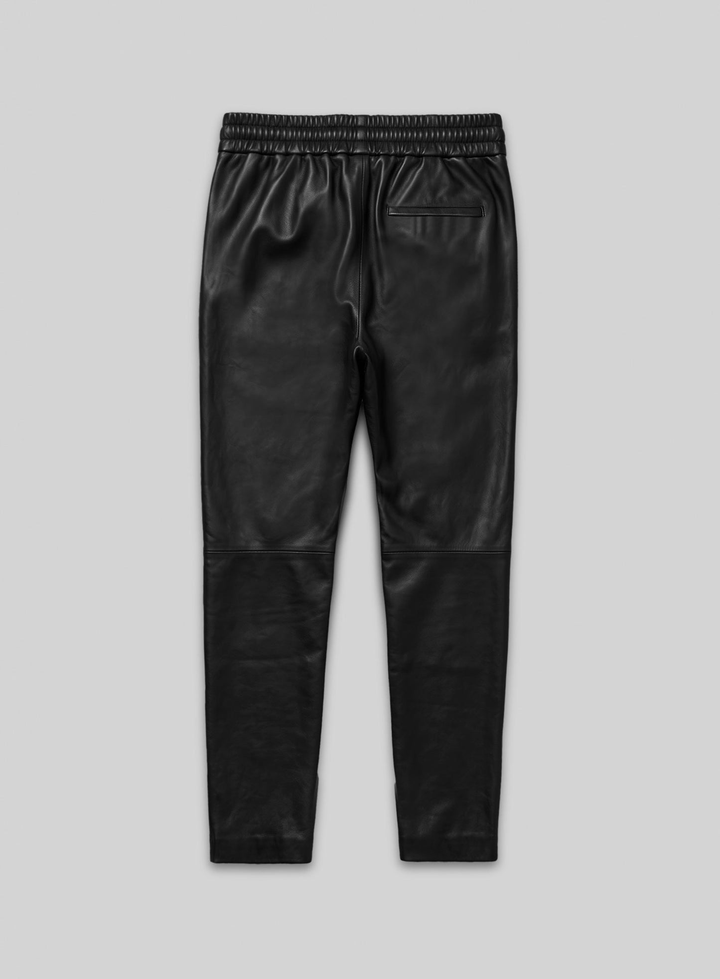 Drawstring Designer Leather Pants