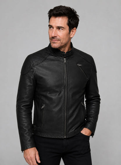 Dylan McDermott Hostages Leather Jacket