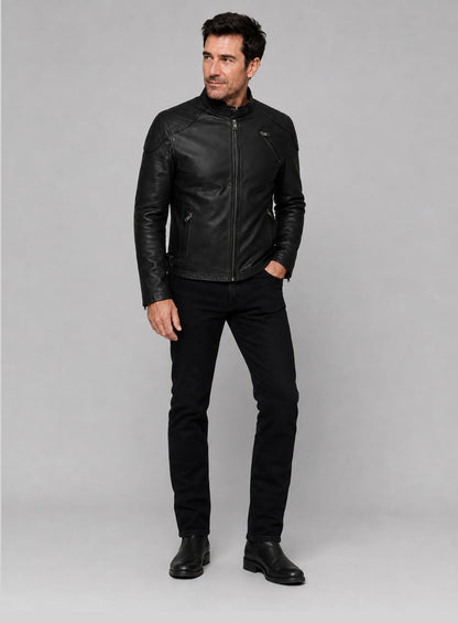 Dylan McDermott Hostages Leather Jacket